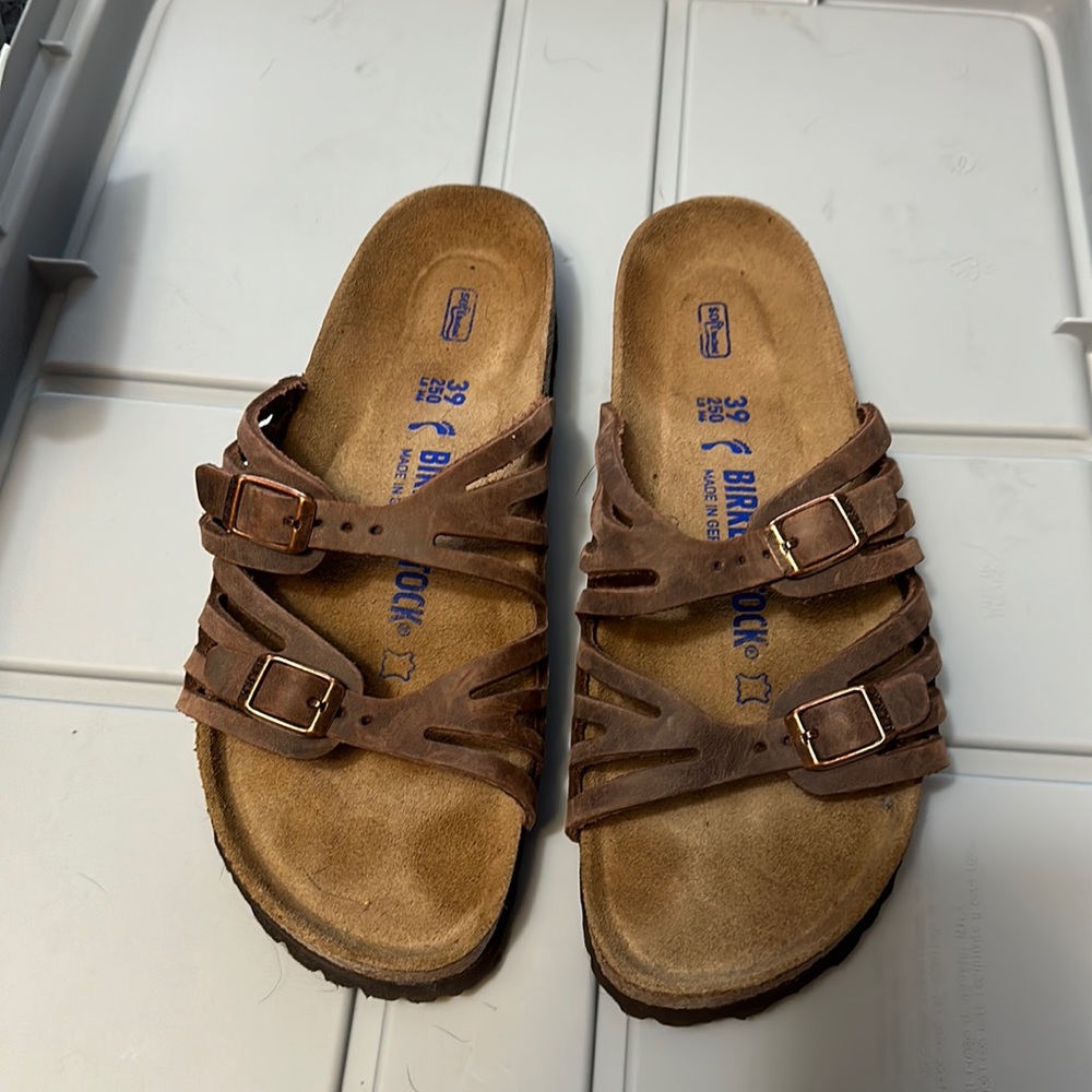 Granada Brown Leather Birkenstocks
